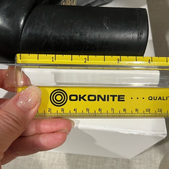 KURT GEIGER LONDON Laced and zippered ankle boots in black, size 39. - Picture 11 of 15